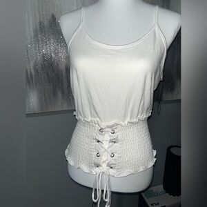 White tank top size large